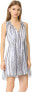 Shoshanna 241397 Womens Sleeveless V-Neck Ayanna A-Line Dress Blue/Multi Size 10