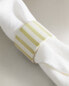 Striped napkin rings (pack of 4)