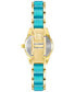 Фото #3 товара Часы Anne Klein Teal & Gold-Tone Watch