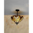 Ceiling Light Viro Dalí Amber Iron 60 W 30 x 45 x 30 cm