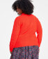 Фото #2 товара Women's Collared V-Neck Sweater, Created for Macy's