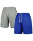 Фото #2 товара Men's Royal, Gray Florida Gators Reversible Performance Shorts