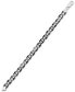 ფოტო #4 პროდუქტის Men's Mariner Link Chain Bracelet in Sterling Silver & Black Rhodium-Plate