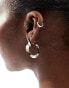 Фото #7 товара ALDO kourtnay medium chunky hoop earrings in silver