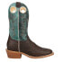 Фото #1 товара Roper Ride 'Em Bullrider Square Toe Cowboy Mens Blue, Brown Casual Boots 09-020