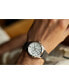 ფოტო #3 პროდუქტის Eco-Drive Men's Rolan Gray Leather Strap Watch 40mm
