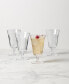 French Perle Tall Stem Glasses Set, 4 Piece