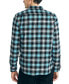 Фото #2 товара Men's Double Pocket Plaid Flannel Shirts