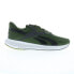 Reebok Energen Plus 2 Mens Green Canvas Lace Up Athletic Running Shoes