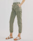 Women's High Rise Denim Jogger Pants