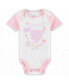 ფოტო #3 პროდუქტის Girls Newborn and Infant White Chicago Bears Spreading Love Bodysuit and Tutu Leggings Set