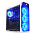 Фото #5 товара LC-Power Gaming 988W - Blue Typhoon - Midi Tower - PC - White - ATX - micro ATX - Mini-ITX - Metal - Gaming