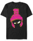 Фото #1 товара Looney Tunes Men's Marvin The Martian Neon Big Face Short Sleeve T-Shirt