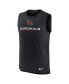 Фото #2 товара Men's Black Arizona Cardinals Muscle Trainer Tank Top