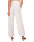 Фото #2 товара Women's Overlap Tie Front Wide Leg Soft Pants