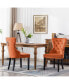 Фото #5 товара Velvet Upholstered Tufted Dining Chairs Set of 4