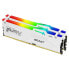 Фото #5 товара Kingston FURY KF560C36BWEAK2-32 - 32 GB - 2 x 16 GB - DDR5 - 6000 MHz - 288-pin DIMM - White