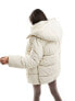 Vero Moda luxe oversized puffer coat in cream