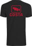 20% Off Costa Del Mar Emblem Bass Short Sleeve Fishing T-shirt - Black-Free Ship