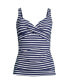 Фото #1 товара Plus Size DD-Cup V-Neck Wrap Underwire Tankini Swimsuit Top