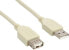 Фото #1 товара InLine USB 2.0 Extension Cable Type A male / female - beige - 5m