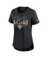 ფოტო #2 პროდუქტის Women's Heather Black New Orleans Saints Local Fashion Tri-Blend T-shirt