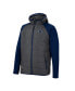 ფოტო #3 პროდუქტის Men's Charcoal, Navy Penn State Nittany Lions Good On You Raglan Full-Zip Jacket