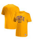 ფოტო #2 პროდუქტის Men's NFL X Staple Yellow Washington Commanders Lockup Logo Short Sleeve T-shirt