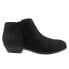 Фото #1 товара Softwalk Rocklin S1457-030 Womens Black Wide Leather Ankle & Booties Boots