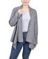 Фото #1 товара Women's Long Sleeve Ribbed Cardigan