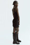Фото #4 товара Короткое платье с кружевной отделкой ZARA