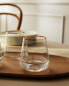 Фото #1 товара Bohemia crystal tumbler with gold rim