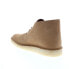 Фото #11 товара Clarks Desert Coal 26167862 Mens Brown Suede Lace Up Chukkas Boots