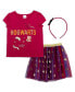 ფოტო #1 პროდუქტის Gryffindor Girls T-Shirt Tulle Skirt and Headband 3 Piece Outfit Set Toddler|Child