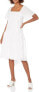 Theory Women's a Line Dress White Size XS