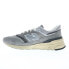 Фото #10 товара New Balance 997R U997RHA Mens Gray Suede Lace Up Lifestyle Sneakers Shoes