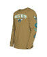 ფოტო #3 პროდუქტის Men's Tan Charlotte Hornets 2023/24 City Edition Long Sleeve T-shirt