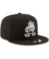 ფოტო #4 პროდუქტის Men's Black Cleveland Browns B-Dub 59FIFTY Fitted Hat