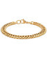 ფოტო #6 პროდუქტის Men's Stainless Steel Cuban Link Chain Bracelet