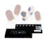 NAIL GEL FILMS elegant floral premium luxe #metallic 20 u