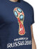 Adidas Men's Fifa 2018 World Cup Emblem Tee Navy CV6337