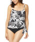 ფოტო #1 პროდუქტის Women's Stella Tropical-Print Tankini Top