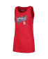 Women's Red St. Louis Cardinals Space-Dye Active Tank Top