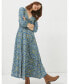 ფოტო #1 პროდუქტის Women's Rene Aztec Texture Midi Dress