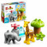 Фото #2 товара Playset Lego DUPLO African Wild Animals, 10 Предметы