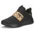 Puma Softride Sophia SlipOn Running Womens Black Sneakers Athletic Shoes 376960