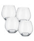 Фото #1 товара Entrée Juice or Red Wine Stemless, Set of 4