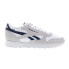 Фото #2 товара Reebok Classic Suede Mens Gray Suede Lace Up Lifestyle Sneakers Shoes