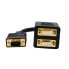 Фото #4 товара 1 ft VGA to 2x VGA Video Splitter Cable – M/F - 0.3 m - VGA (D-Sub) - 2 x VGA (D-Sub) - Male - Female - Black