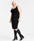 Фото #3 товара Trendy Plus Size Sleeveless Bodycon Midi Dress, Created for Macy's